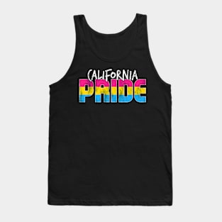 California Pride Pansexual Flag Tank Top